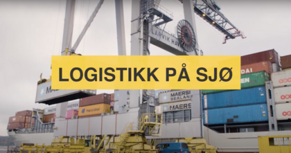 Video, logistikk på sjø Larvik havn